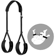 Kit de Jouets Sexuels BDSM pour Adultes - Bandage SM Réglable avec Jambes Ouvertes, Bandage Érotique et Oreiller Cervical