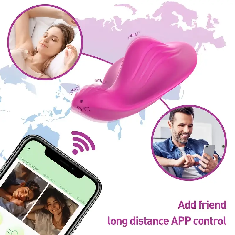 Vibromasseur Féminin Portable Portant pour Usage Extérieur avec Télécommande - Vue 5
