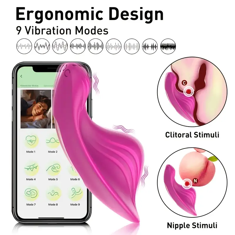 Vibromasseur Féminin Portable Portant pour Usage Extérieur avec Télécommande - Vue 7